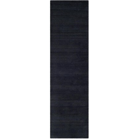 Safavieh 2 ft. - 3 in. x 6 ft. Runner- Shag Himalaya Black Hand Loomed Rug HIM610C-26